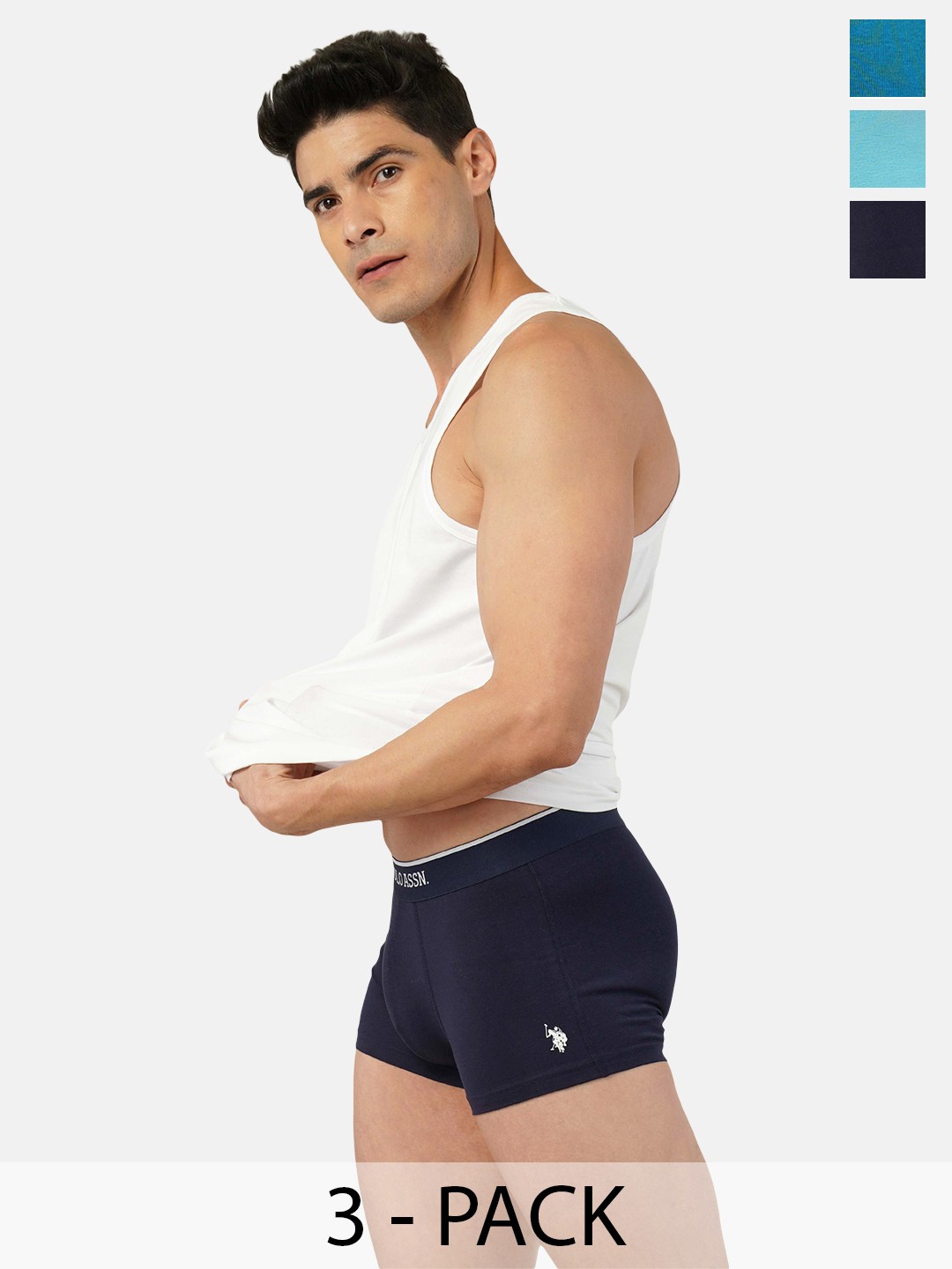 

U.S. Polo Assn. Pack of 3 Trunks 19484922-1-21275912-1, Navy blue
