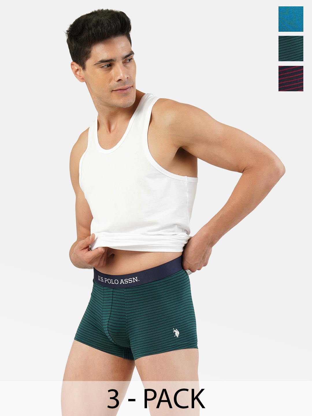 

U.S. Polo Assn. Pack of 3 Trunks 19484922-1-21275916-1, Green
