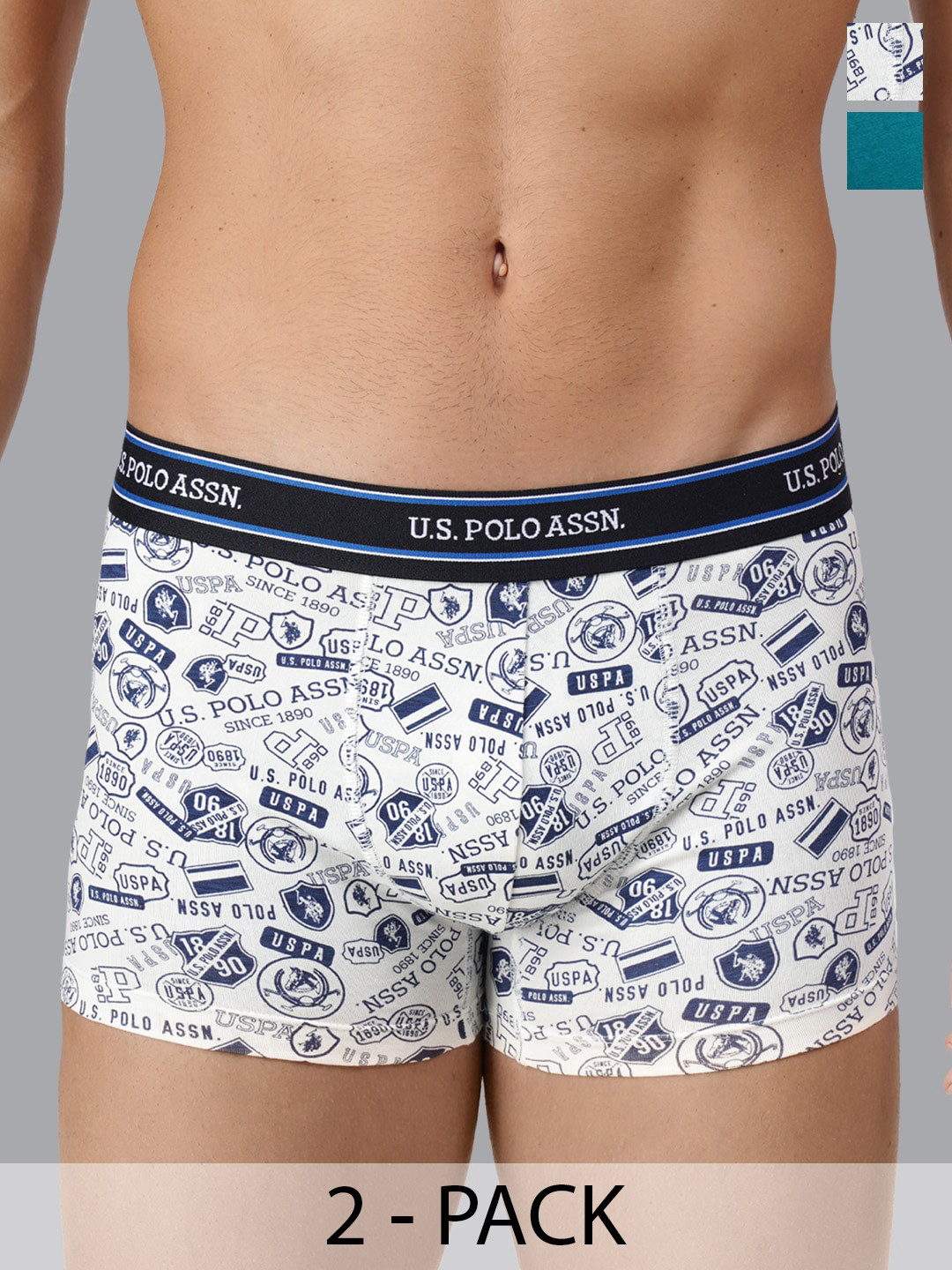 

U.S. Polo Assn. Pack of 2 Trunks 20416334-1-19484926-1, White