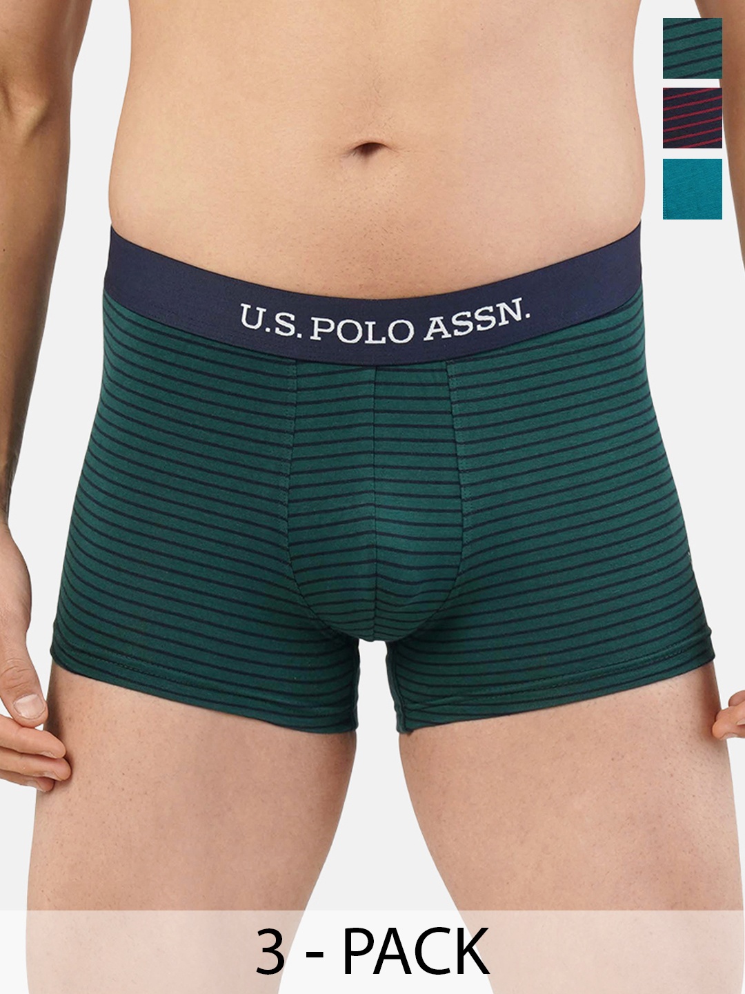 

U.S. Polo Assn. Pack of 3 Trunks 19484926-1-21275916-1, Green