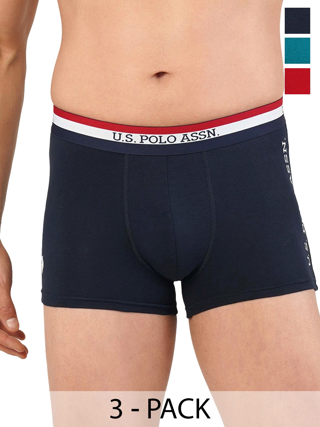 

U.S. Polo Assn. Pack of 3 Trunks 19484926-1-21275920-1, Navy blue