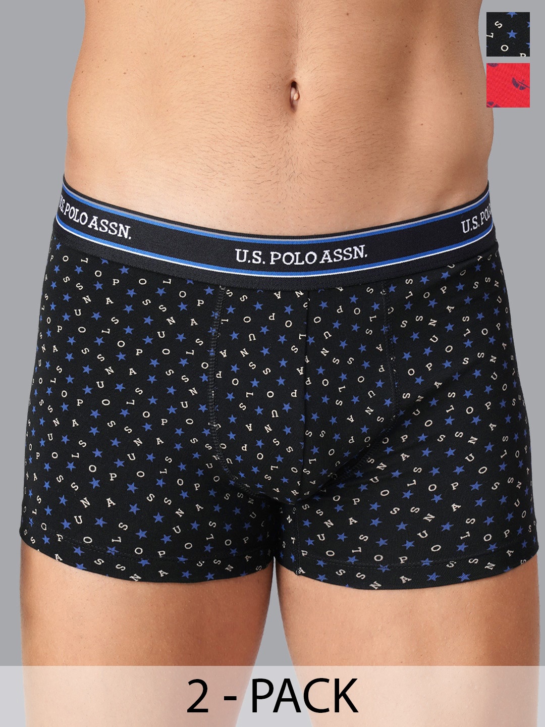 

U.S. Polo Assn. Pack of 2 Trunks 20416336-1-20416328-1, Black