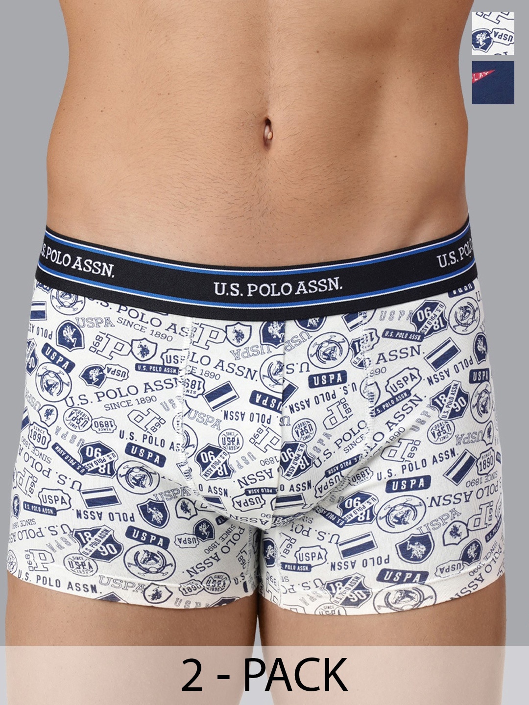

U.S. Polo Assn. Pack of 2 Trunks 20416334-1-20416330-1, White