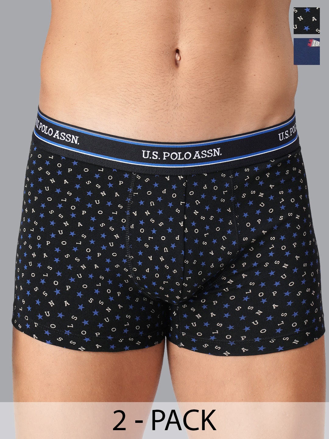 

U.S. Polo Assn. Pack of 2 Trunks 20416330-1-20416336-1, Black
