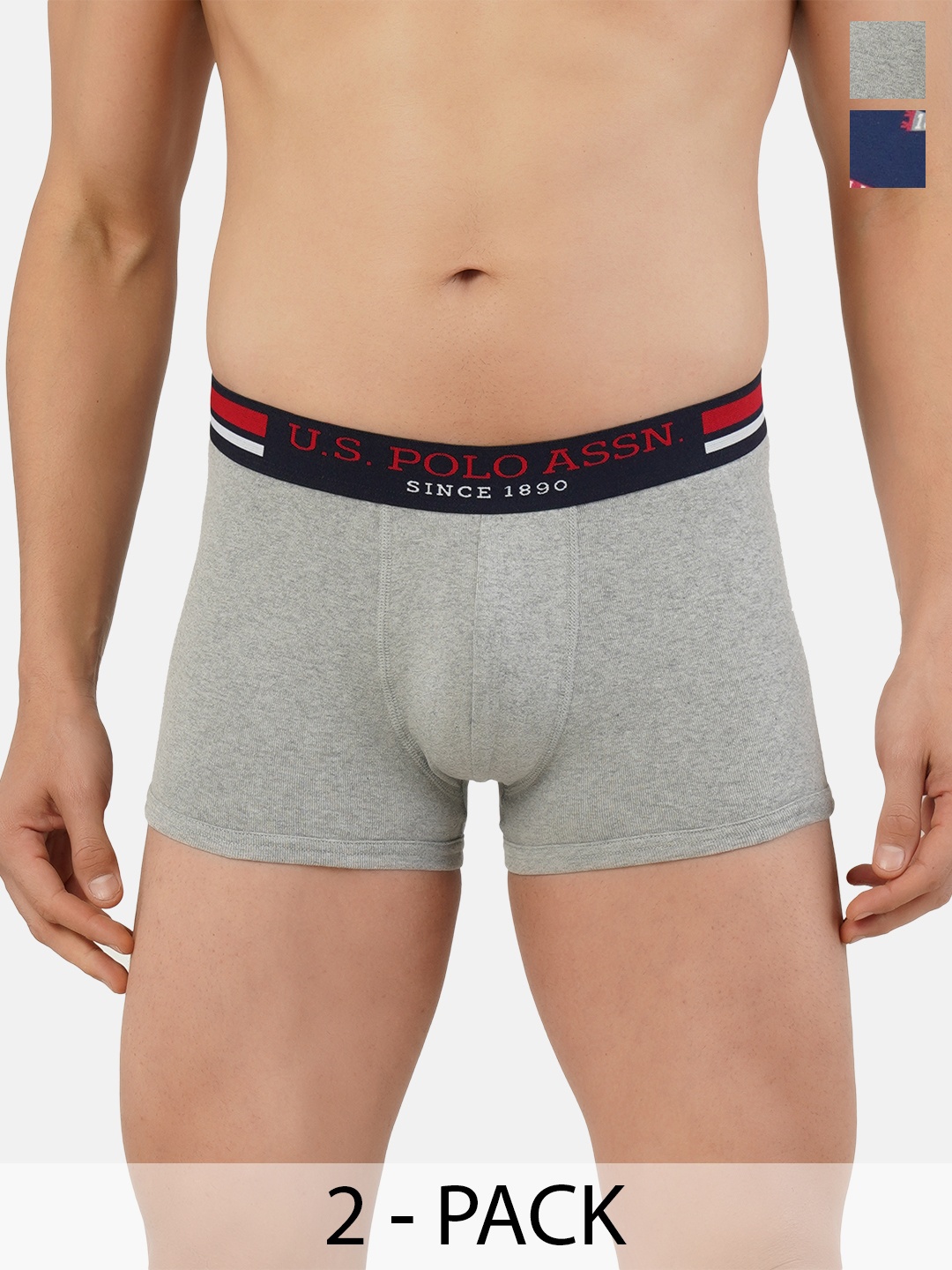 

U.S. Polo Assn. Pack of 2 Trunks 20416330-1-20649930-1, Navy blue