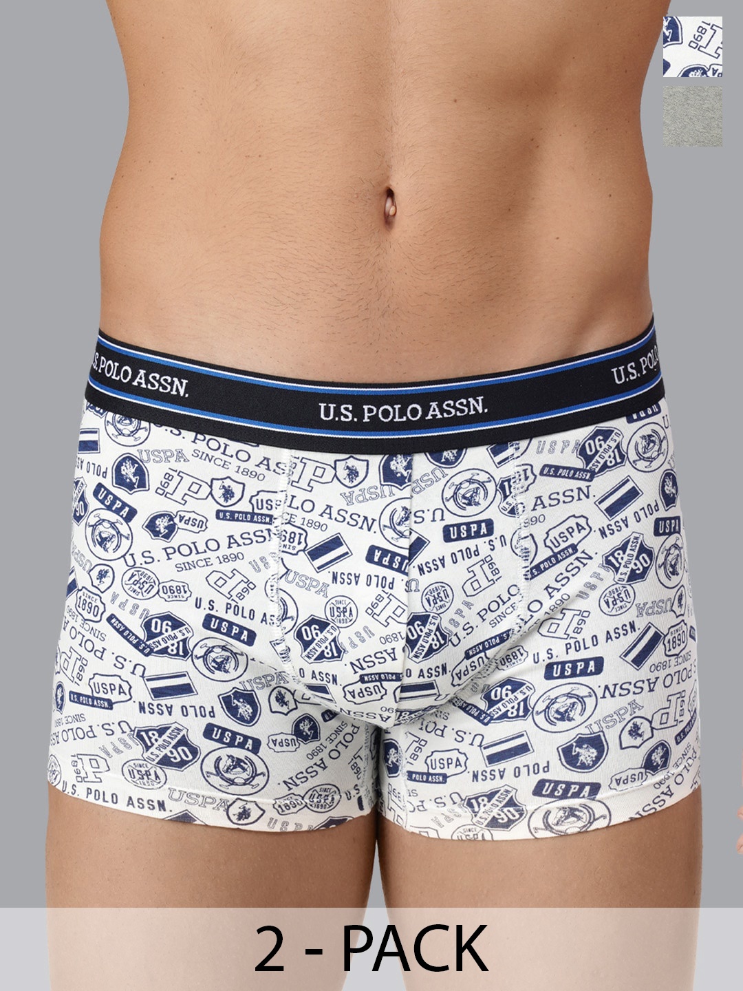 

U.S. Polo Assn. Pack of 2 Trunks 20649930-1-20416334-1, White