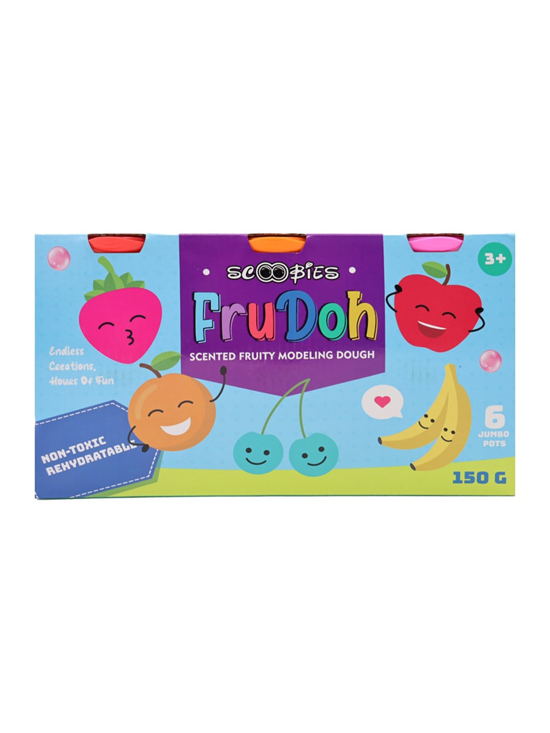 

SCOOBIES Kids Scented Rehydratable Modeling Dough, Red