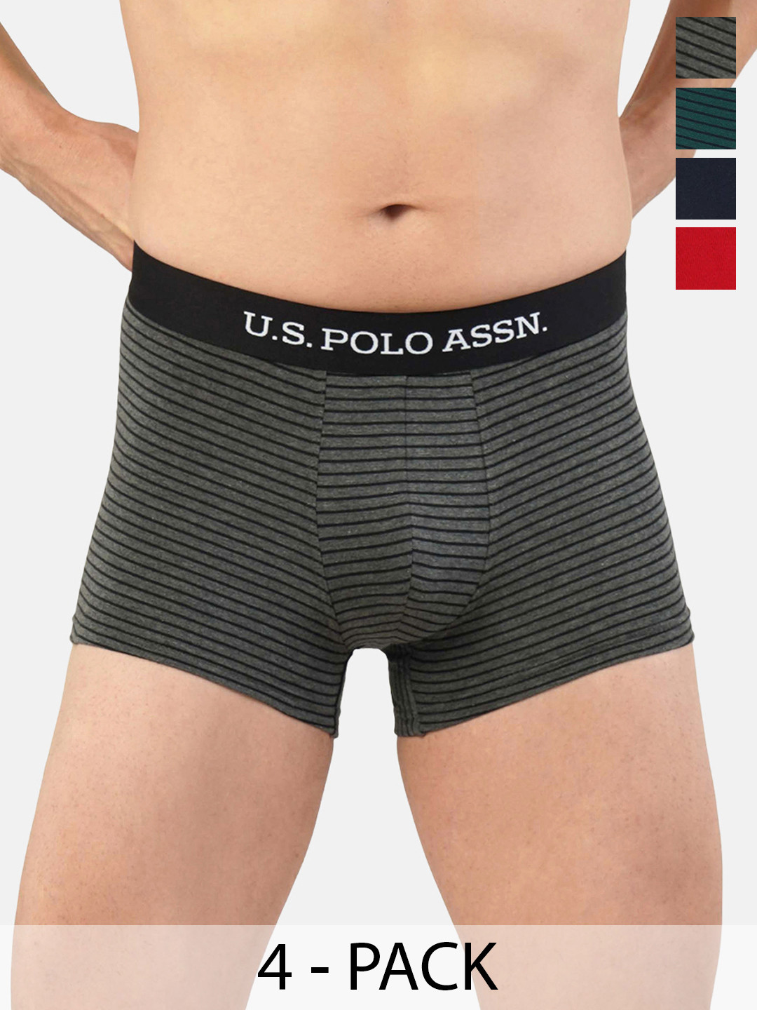 

U.S. Polo Assn. Pack of 4 Trunks 21275906-1-21275920-1, Grey