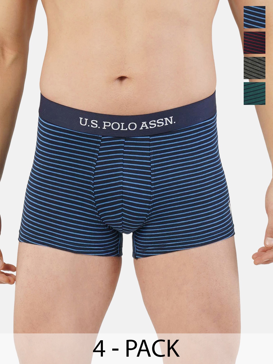 

U.S. Polo Assn. Pack of 4 Trunks 21275906-1-21275938-1, Grey