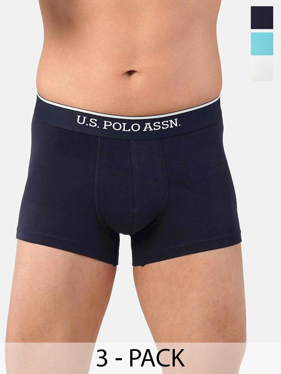 

U.S. Polo Assn. Pack of 3 Trunks 21275912-1-21275908-1, Navy blue