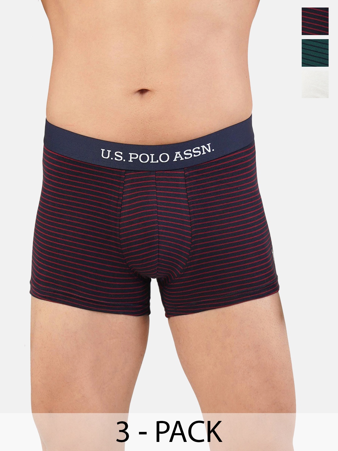 

U.S. Polo Assn. Pack of 3 Trunks 21275908-1-21275916-1, Green