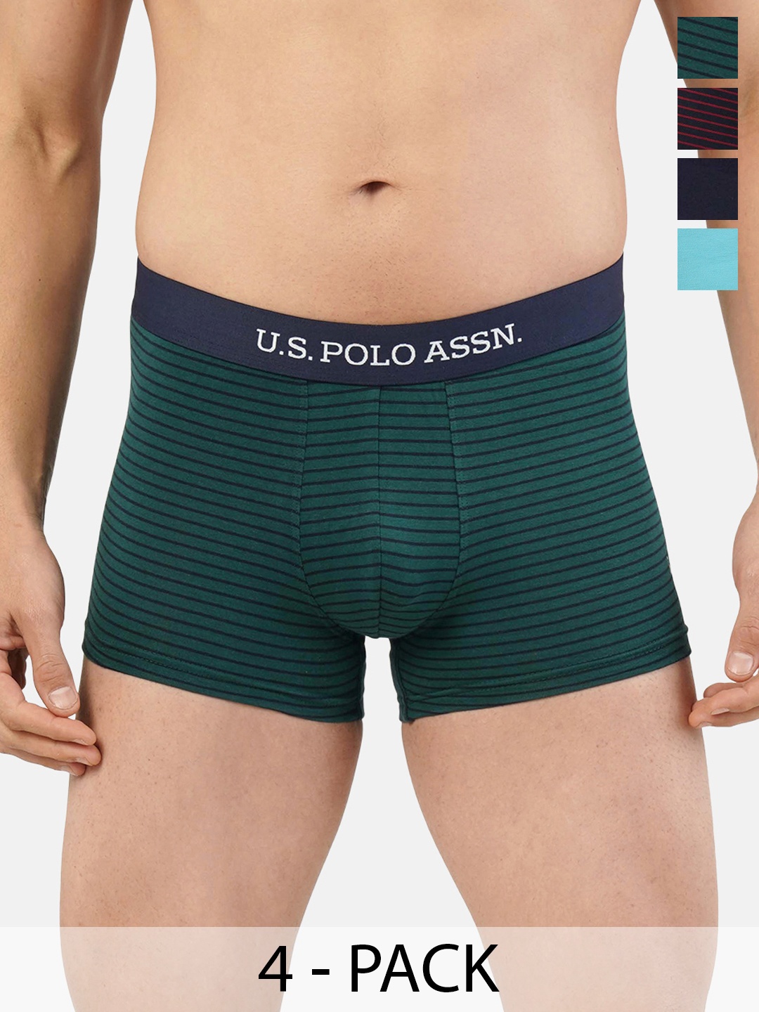 

U.S. Polo Assn. Pack of 4 Trunks 21275912-1-21275916-1, Green