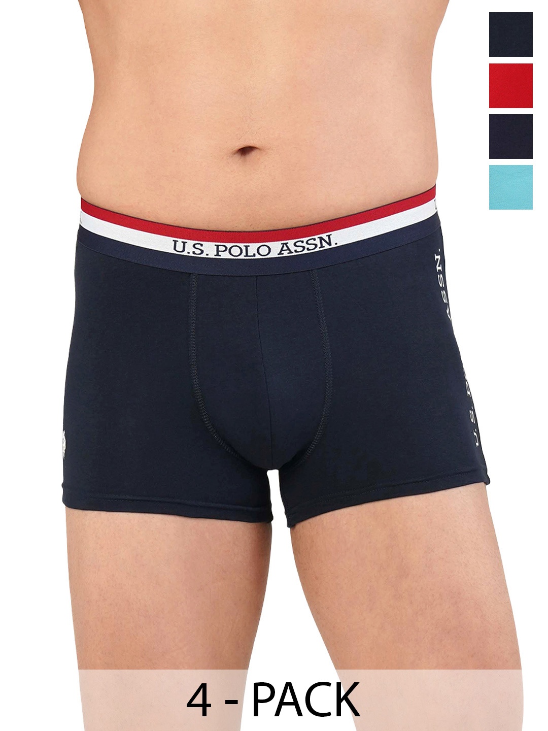 

U.S. Polo Assn. Pack of 4 Trunks 21275912-1-21275920-1, Navy blue