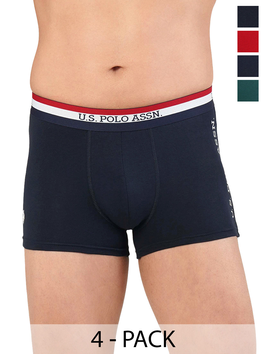 

U.S. Polo Assn. Pack of 4 Trunks 21275936-1-21275920-1, Navy blue
