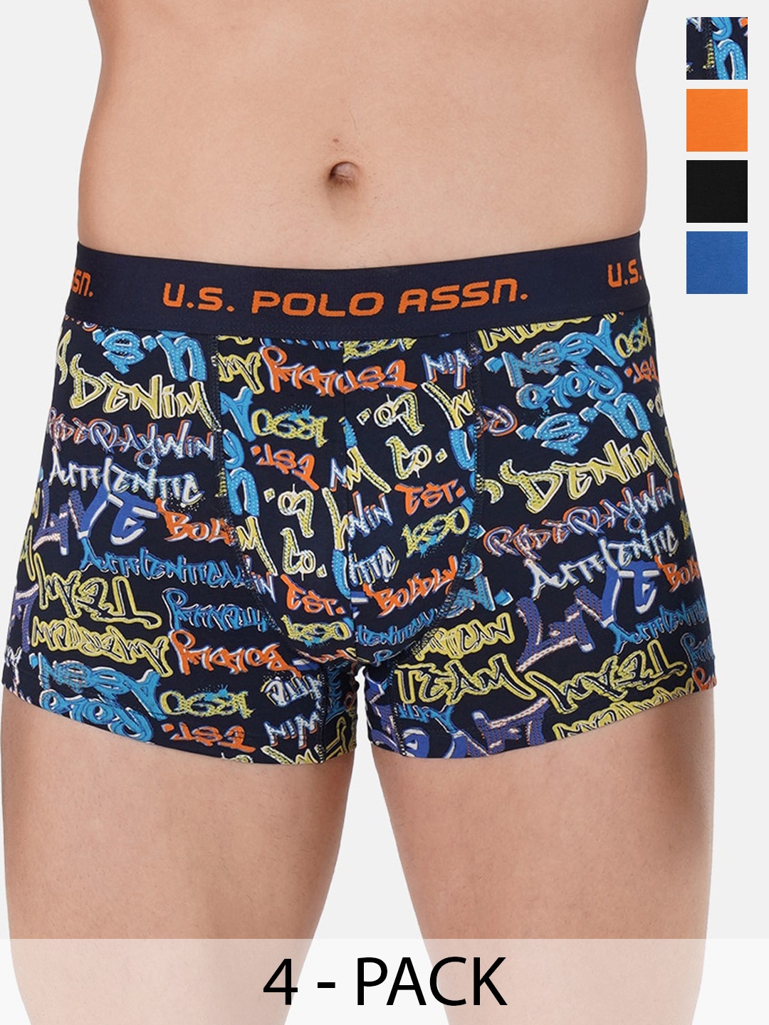 

U.S. Polo Assn. Pack of 4 Trunks 21275944-1-22461586-1, Orange