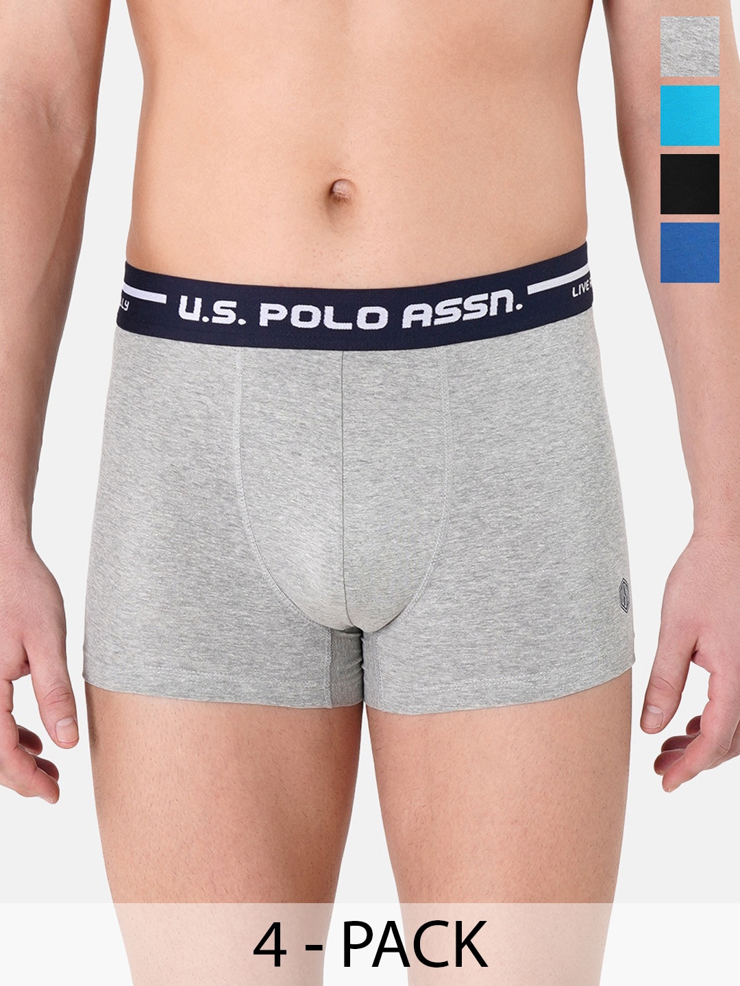 

U.S. Polo Assn. Pack of 4 Trunks 21275944-1-22461594-1, Blue