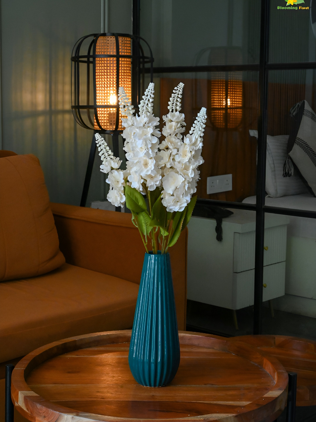 

Blooming Floret White & Green Artificial Flower