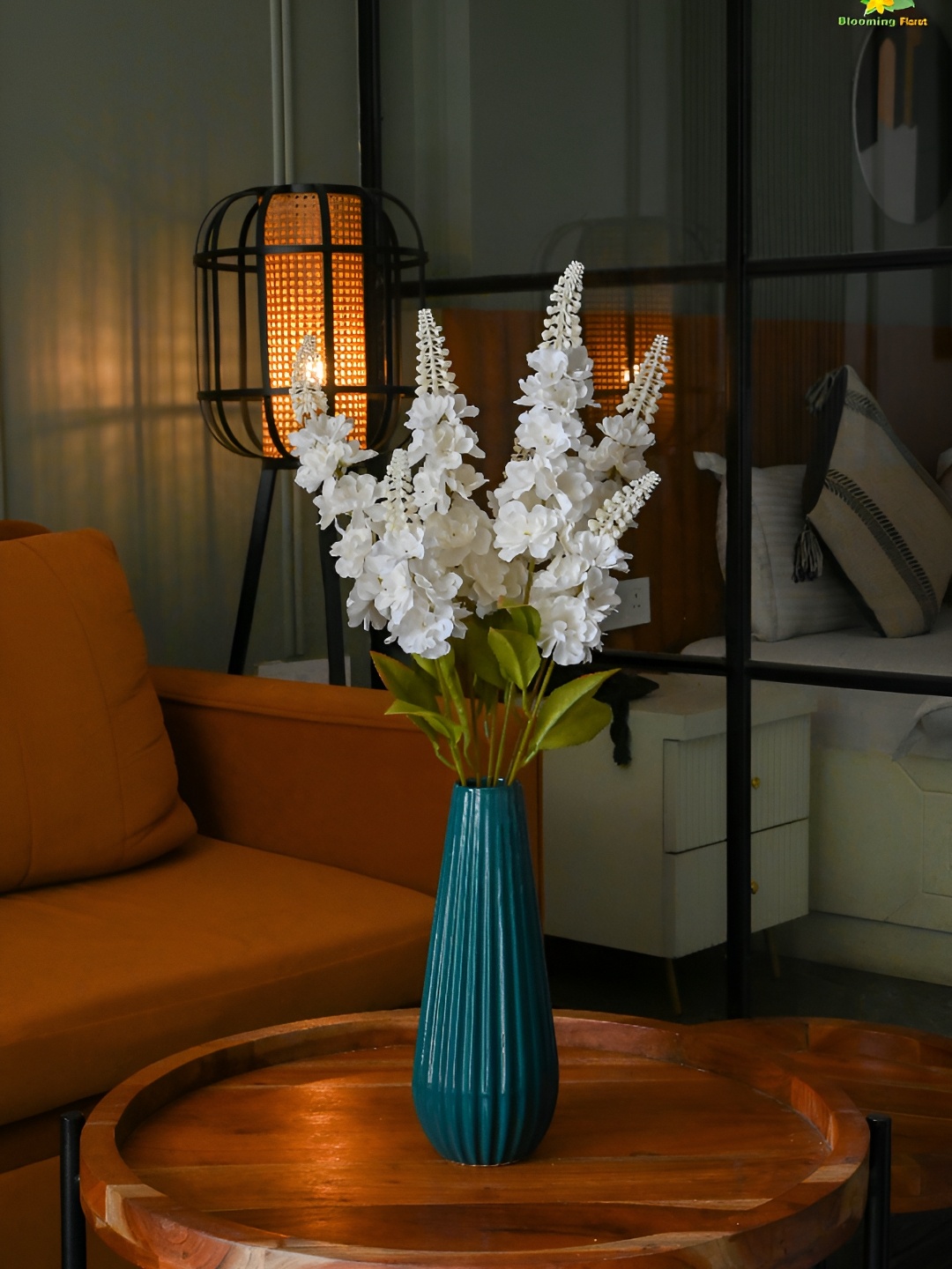 

Blooming Floret White & Green Artificial Flower