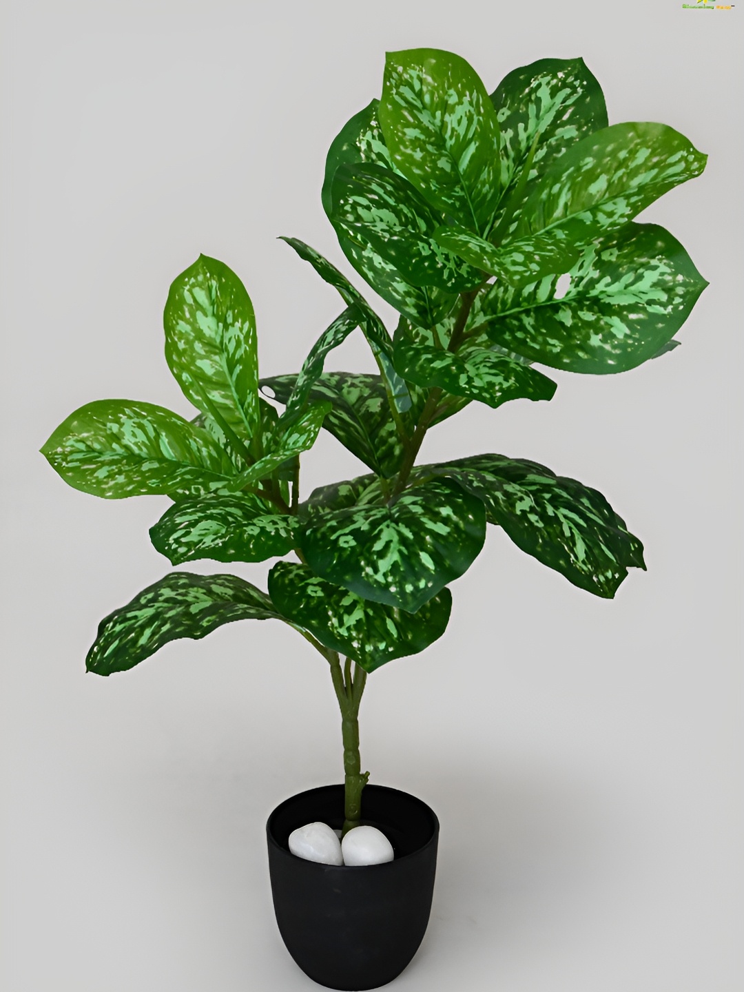 

Blooming Floret Green Artificial Plant With Pot