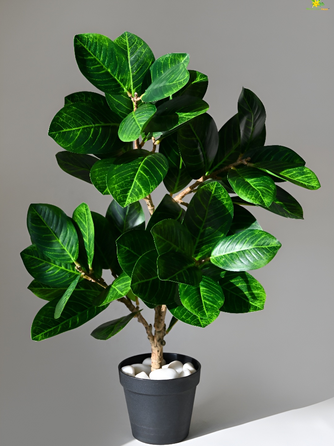 

Blooming Floret Green Artificial Plant With Pot