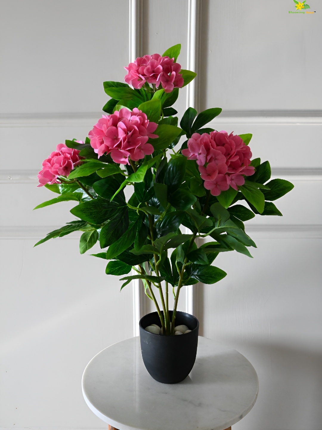 

Blooming Floret Green & Pink Artificial Plant With Pot