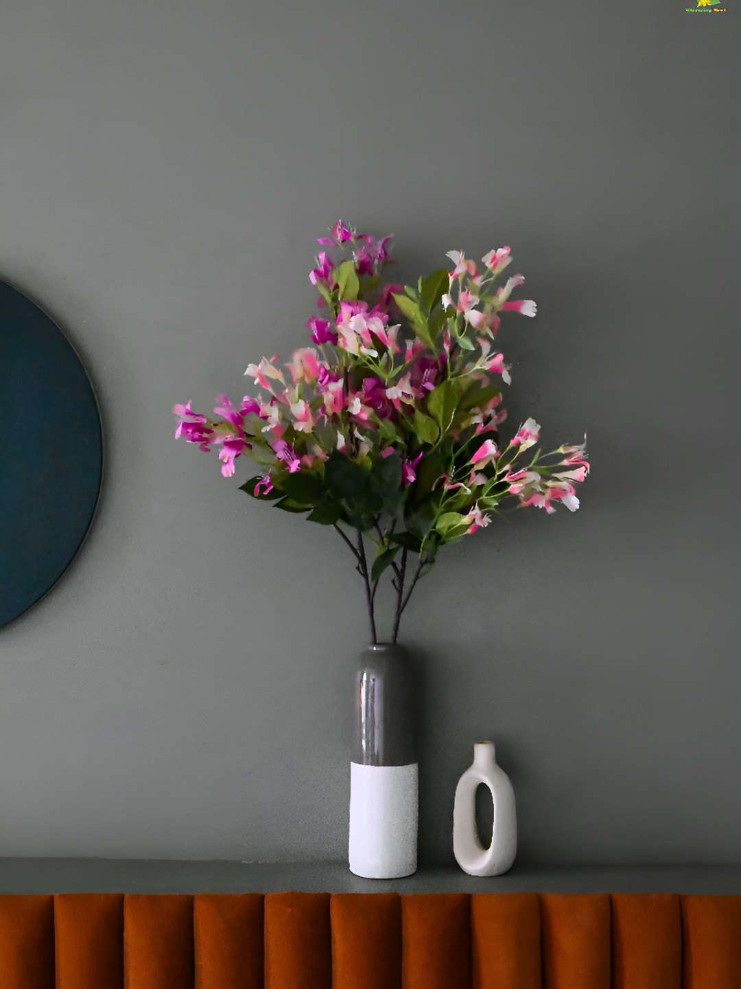 

Blooming Floret Pink & Green Artificial Flower