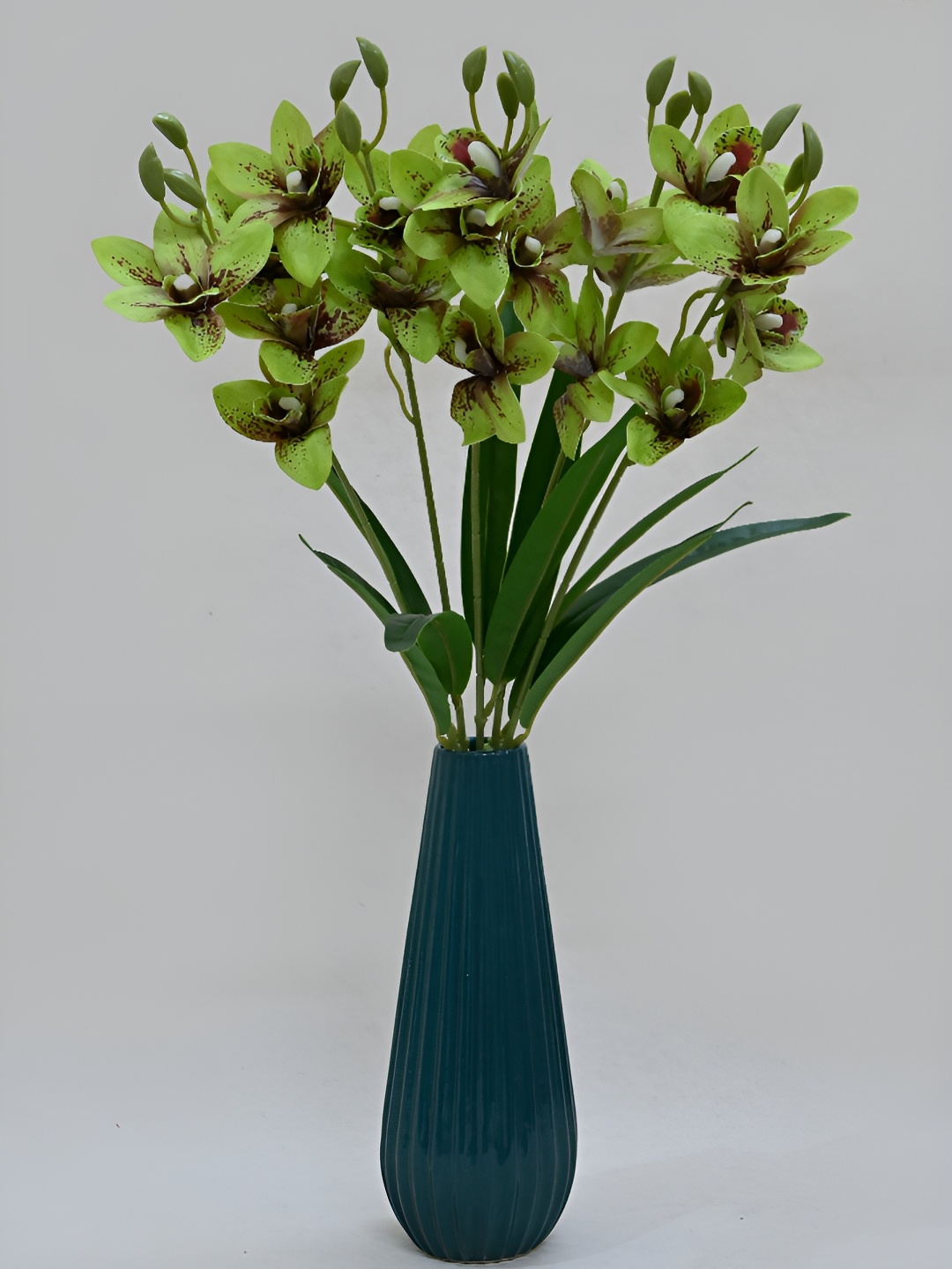 

Blooming Floret Green & White Orchid Artificial Flower