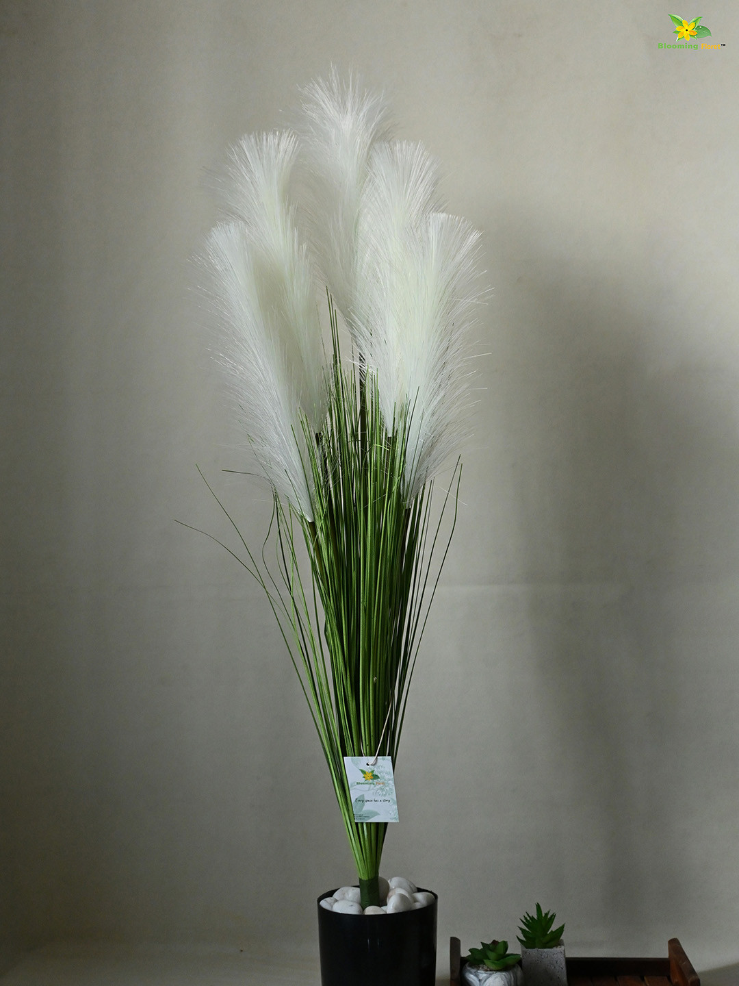 

Blooming Floret White & Orange Artificial Flower