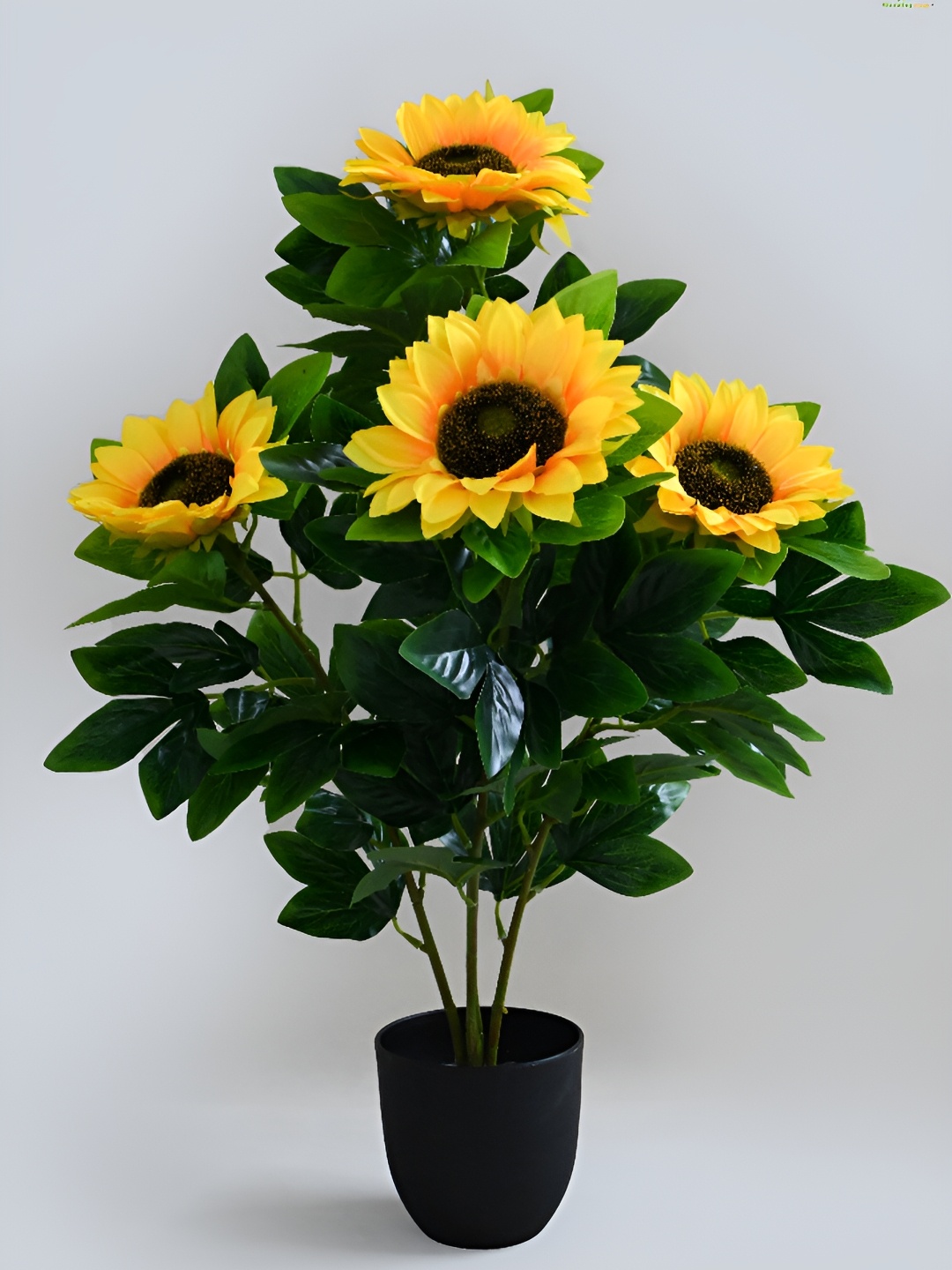 

Blooming Floret Green & Yellow Sunflower Artificial Flower