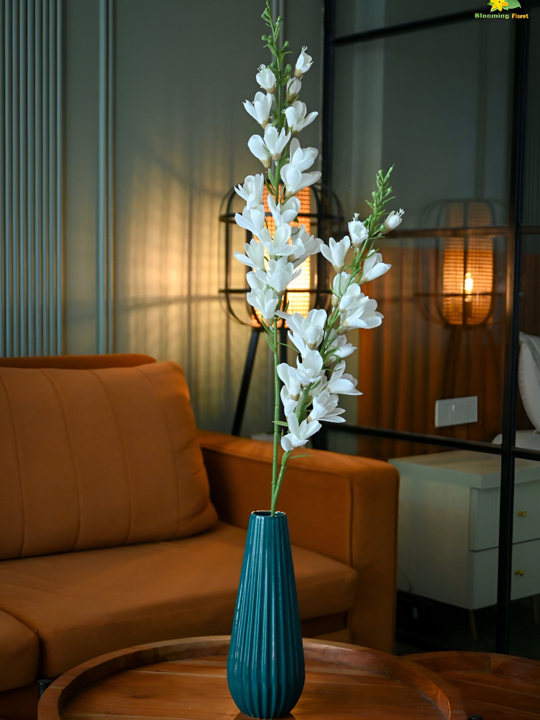 

Blooming Floret White Orchid Artificial Flower
