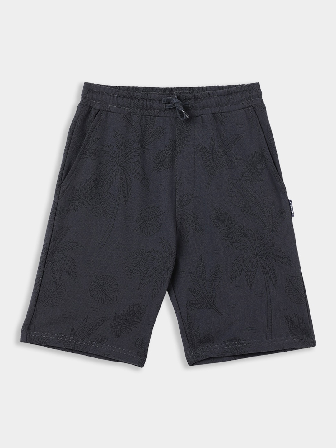 Lil Tomatoes Boys Mid-Rise Shorts, Charcoal