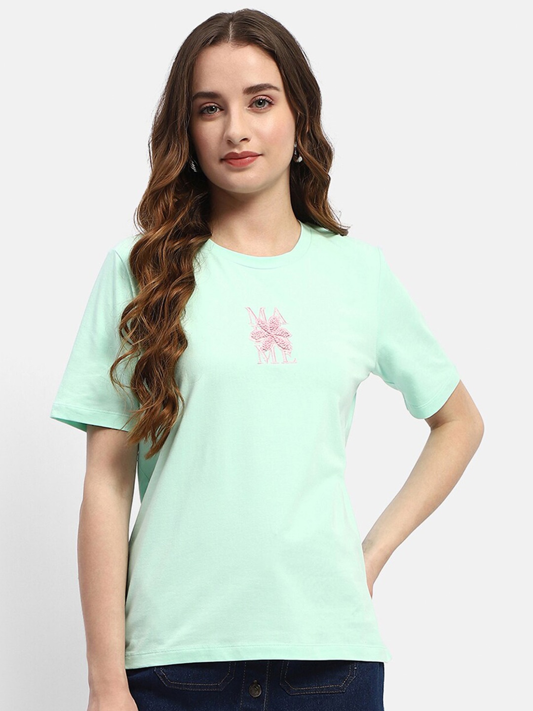 

Madame Embroidered Cotton Top, Green