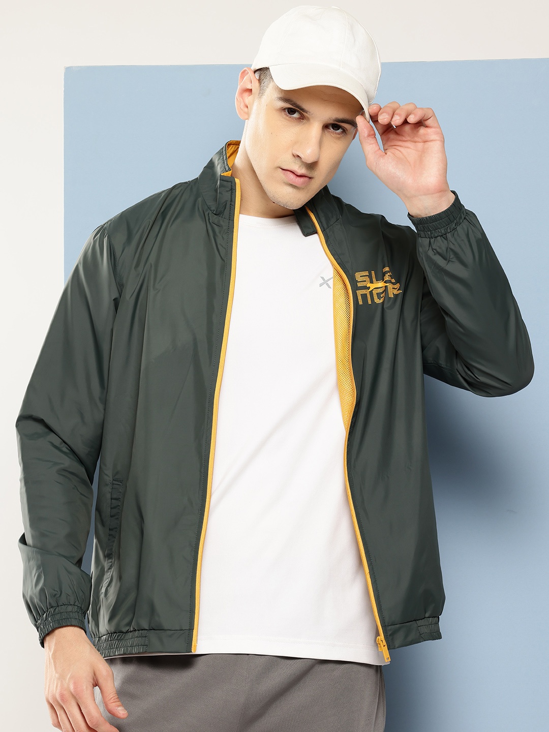 

Slazenger Mock Collar Outdoor Jacket, Grey