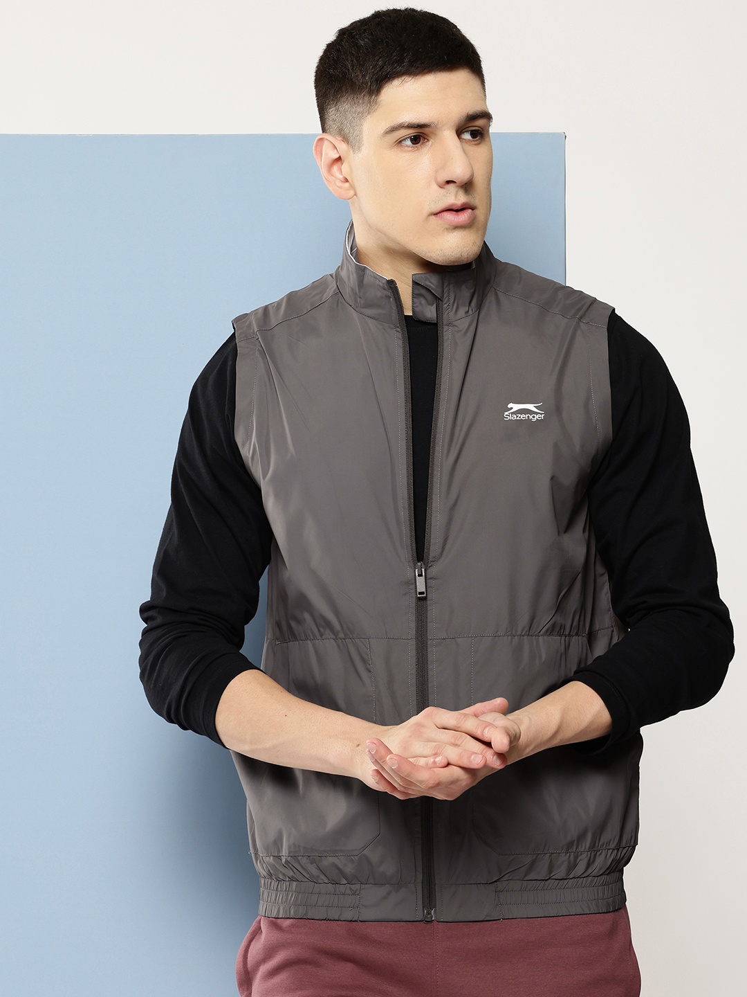 

Slazenger Ultra Dry Sporty Jacket, Grey