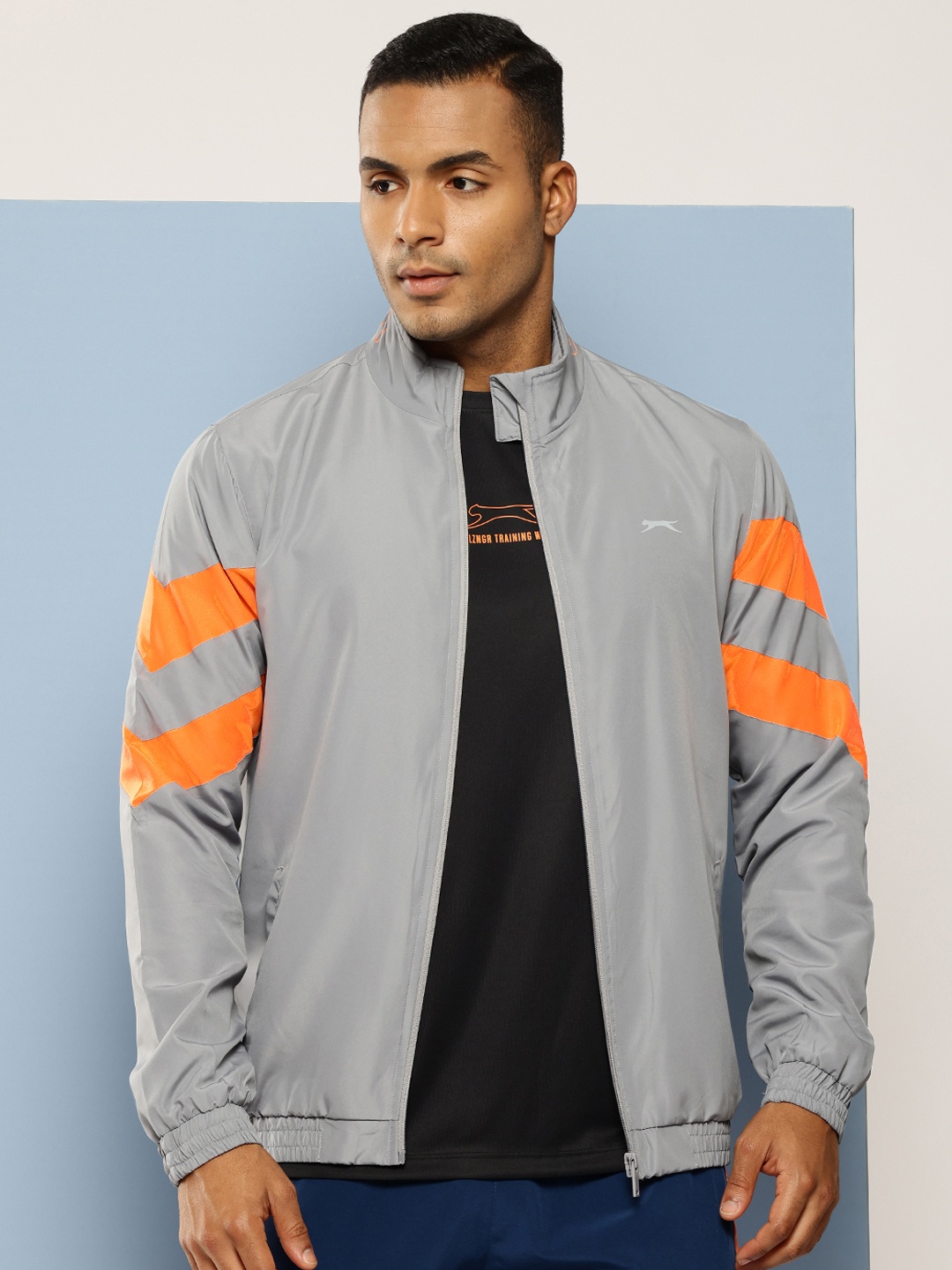 

Slazenger Men Yes Sporty Jacket, Grey