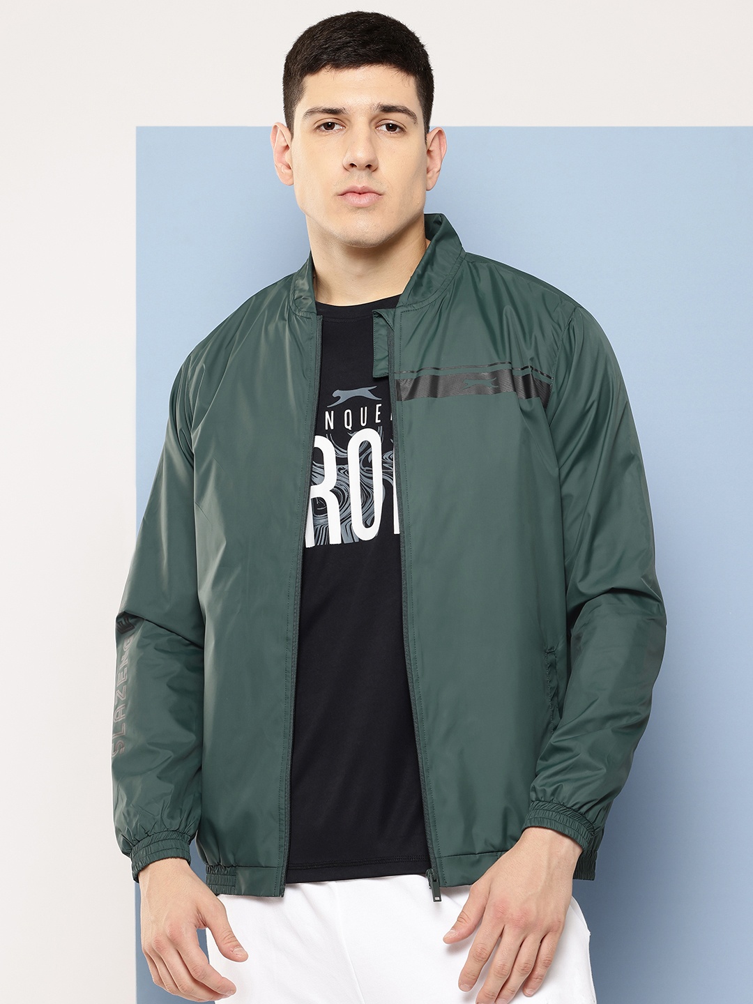 

Slazenger Ultra-Dry Sporty Jacket, Olive