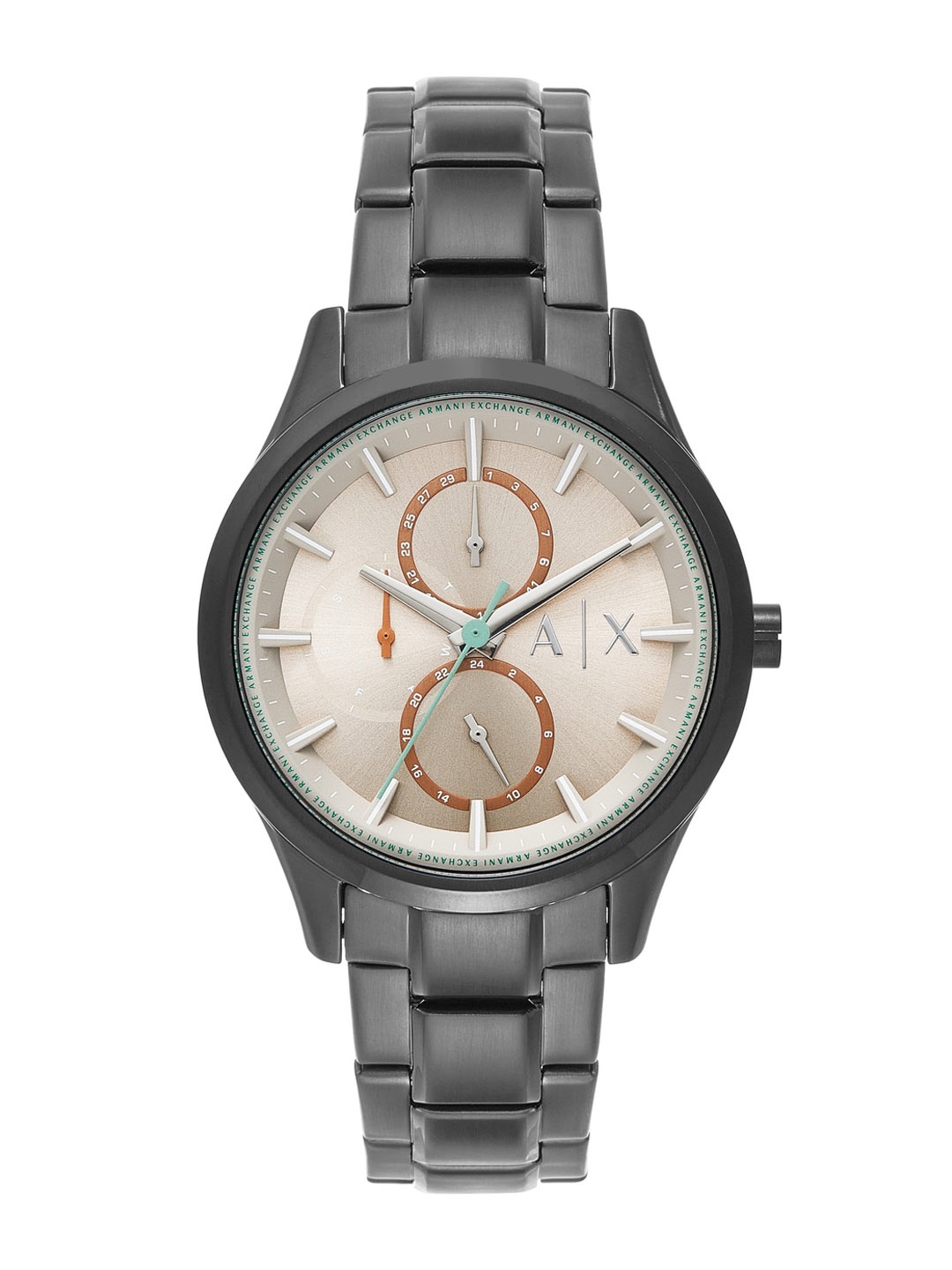 

Armani Exchange Men Stainless Steel Bracelet Style Straps Analogue Watch AX1880, Grey