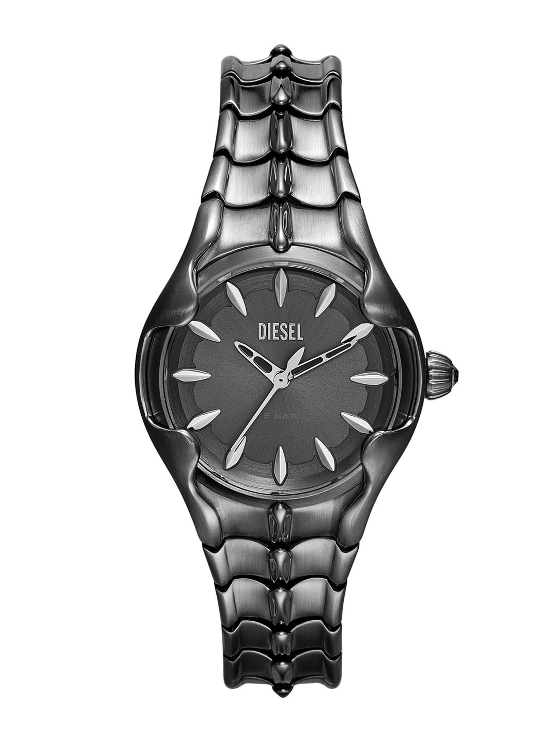 

DIESEL Vert Women Dial & Stainless Steel Bracelet Style Straps Analogue Watch DZ5603, Grey