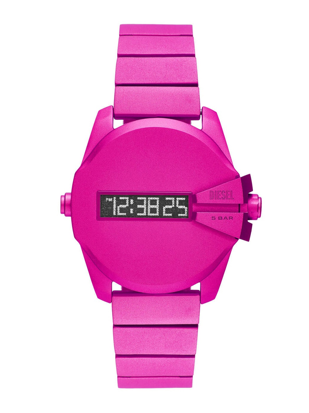 

DIESEL Baby Chief Men Aluminium Dial & Straps Digital Watch DZ2206, Pink