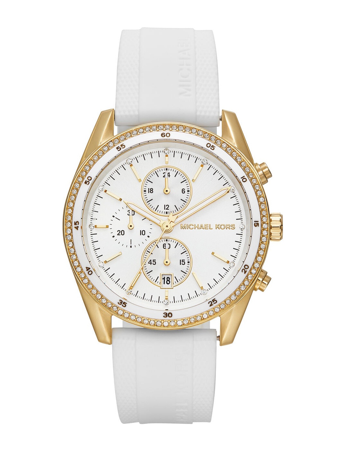 

Michael Kors Women Hadyn Analogue Watch MK7484, White