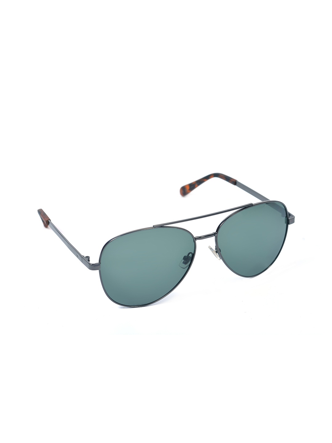 

Fossil Outlook Men Aviator Sunglasses With UV Protected Lens 16426952472, Green