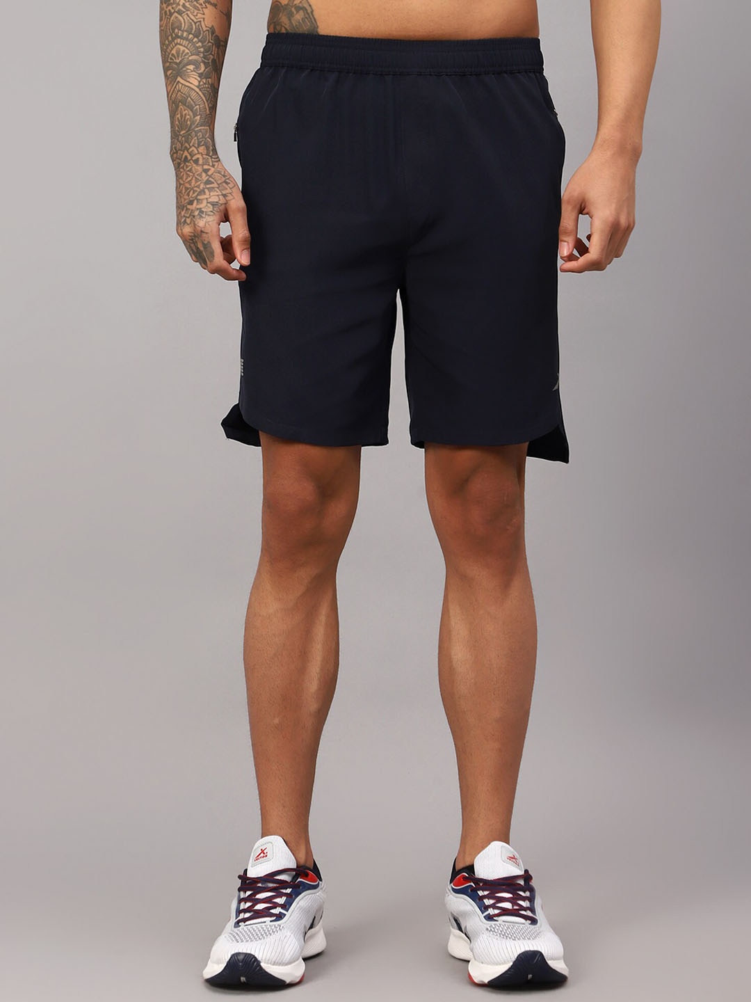 VECTOR X Men Loose Fit Dri-FIT Sports Shorts, Navy blue