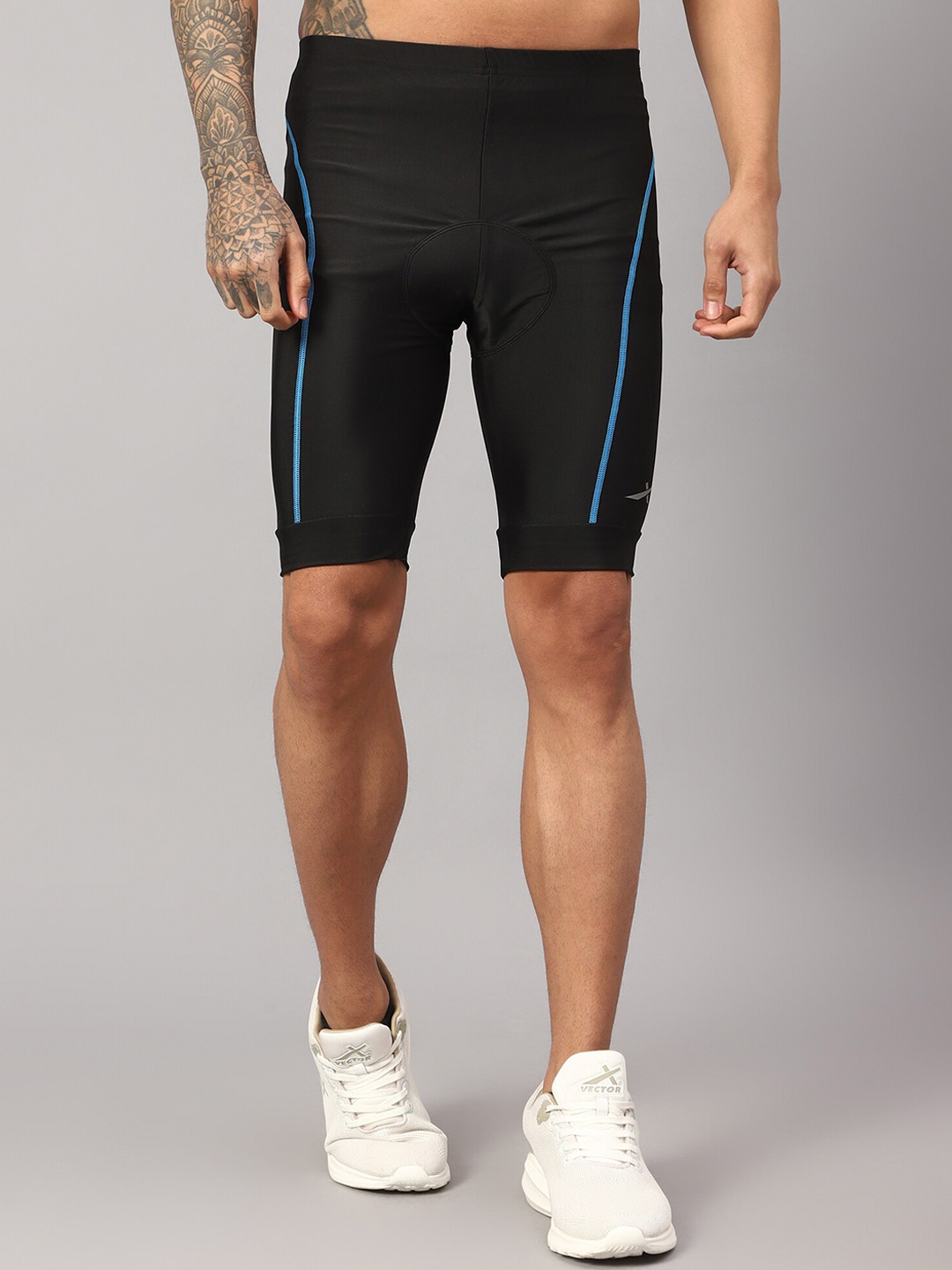 

VECTOR X Men Skinny Fit Dri-FIT Sports Tights, Black