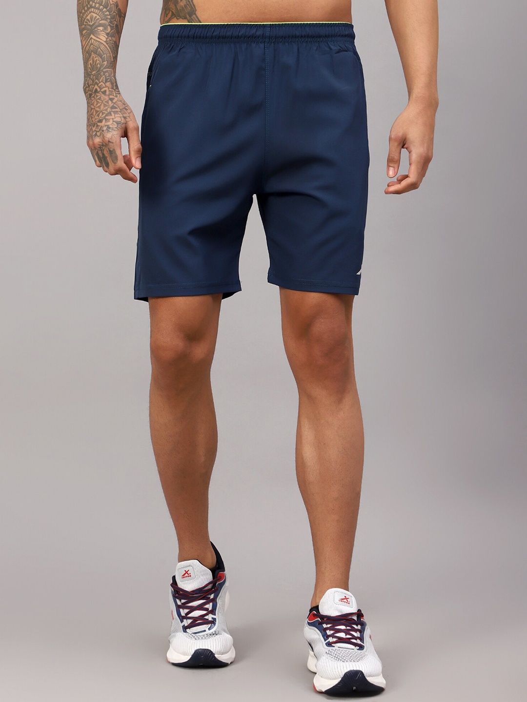 

VECTOR X Men Mid Rise Dri-Fit Sports Shorts, Blue