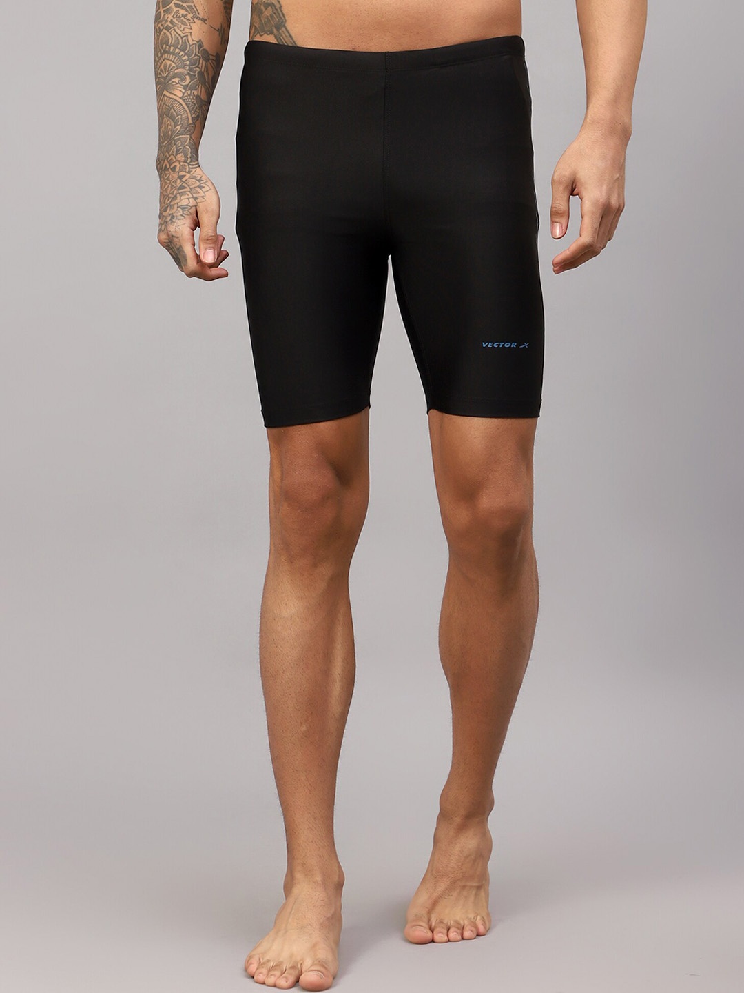 

VECTOR X Men Skinny Fit Dri-FIT Sports Tights, Black