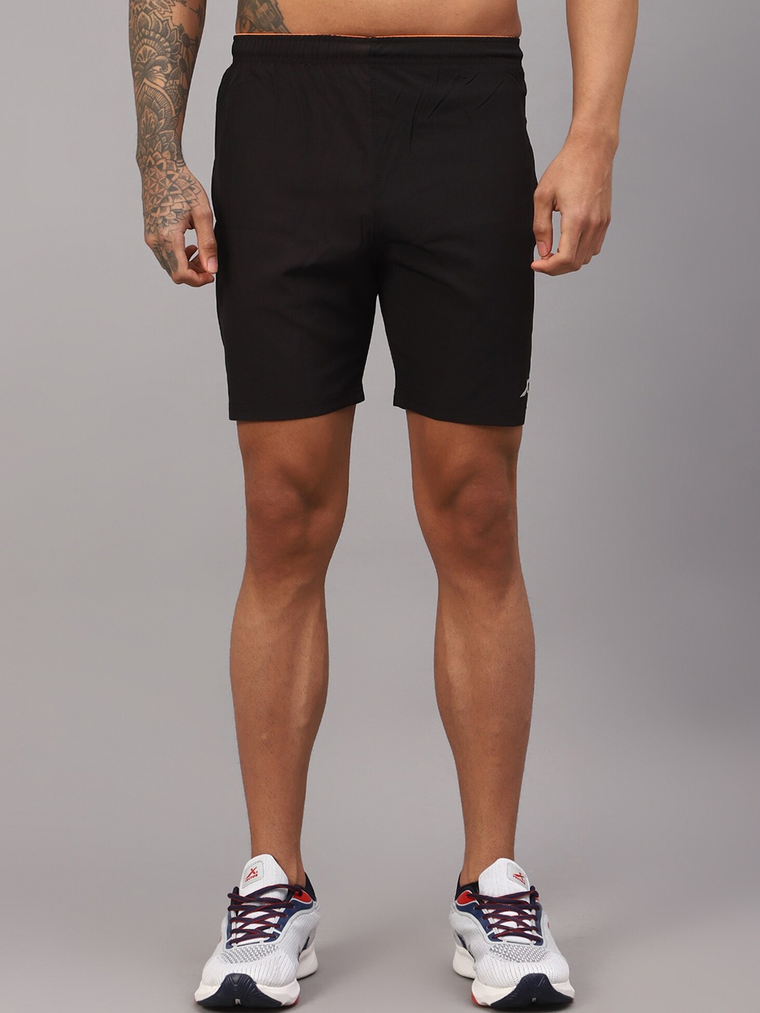 

VECTOR X Men Mid Rise Dri-Fit Sports Shorts, Black