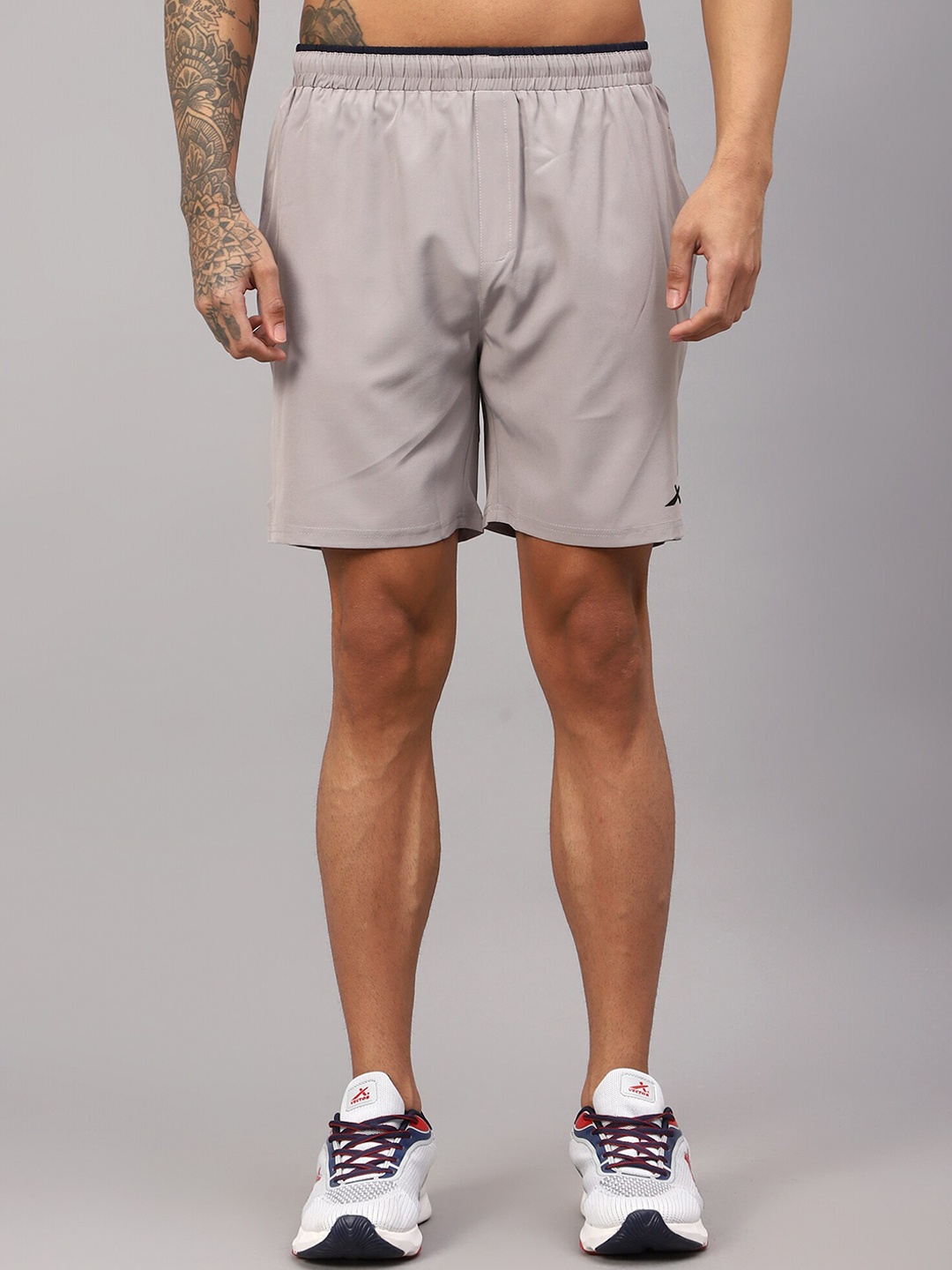 

VECTOR X Men Mid-Rise Dri-FIT Sports Shorts, Grey