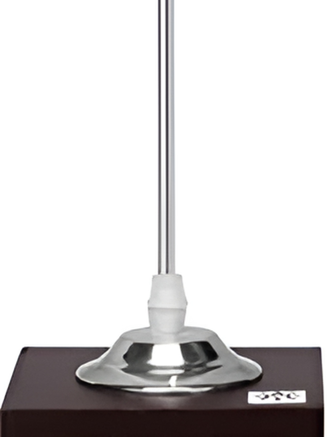 

ADWAIT White & Black Textured Glass Traditional Ceiling Lamp