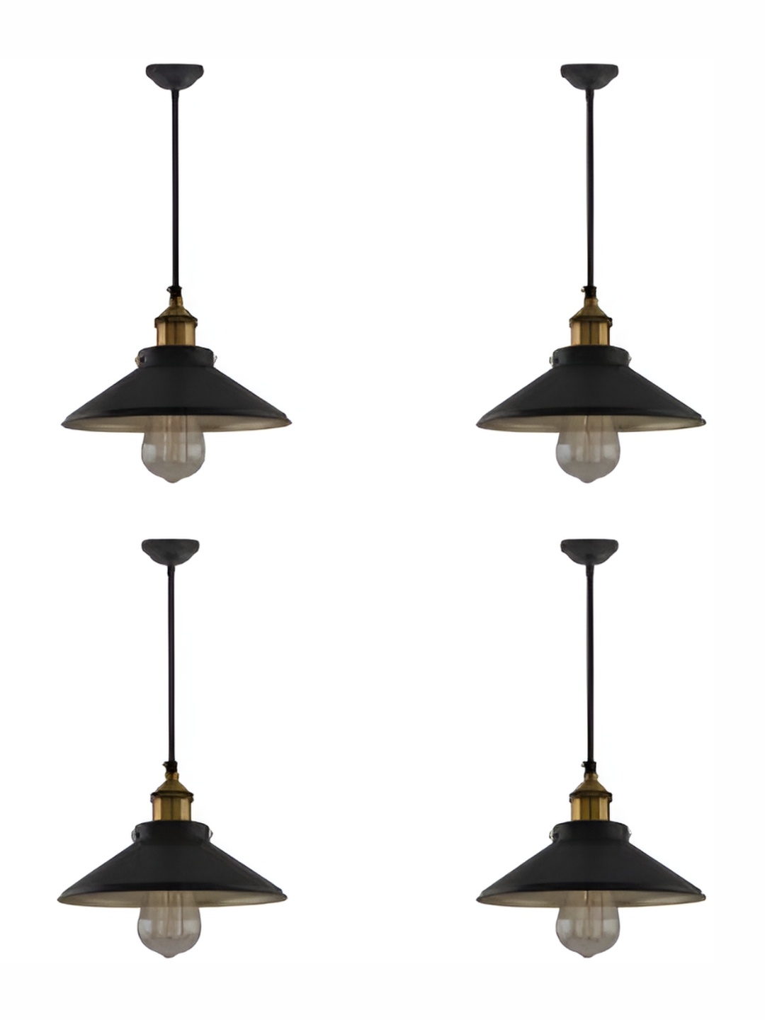 

ADWAIT Black Glass Quirky Ceiling Lamp