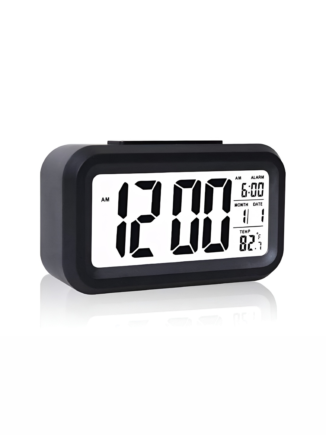 

Empire Mart Black & White Contemporary Digital Alarm Clock